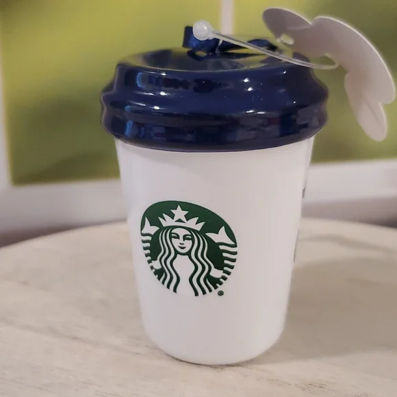 STARBUCK'S Magic Kingdom Mickey Mouse espresso cup ornament home decor NWT - Picture 6 of 6